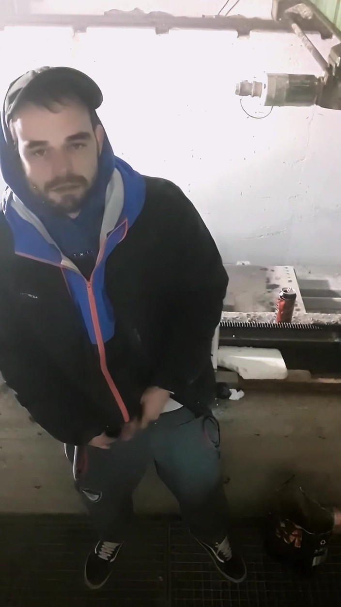 jerkofflover: Cumshot in My Private Place Where I Go to Masturbate