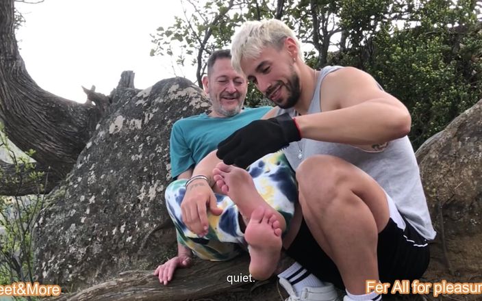 Fer All for pleasure: Corredor hace cosquillas en la montaña pero se vengará