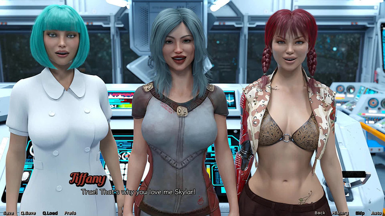 Dirty GamesXxX: Stranded In Space: seksowne dziewczyny. Ep.4