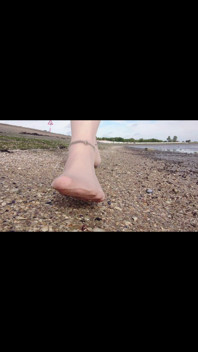 Feet on the Beach of Horumersiel in Wangerland