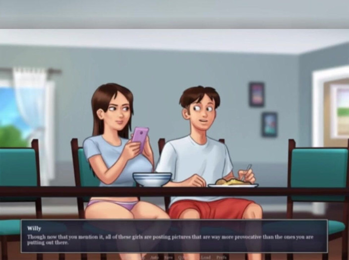 3DXXXTEEN2 Cartoon: Jenny se déshabille pour une salope. Dessin animé porno en 3D,...