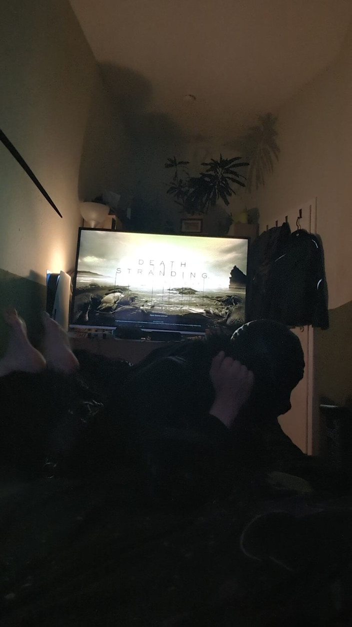 AJ_the_catgirl: Petsuit Wiht Hood Weile Vibed Selfbondage