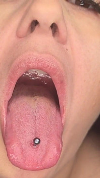 Up Close Gummy Bear Eating: Mouth Fetish