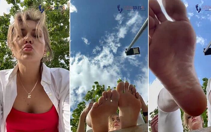 Czech Soles - foot fetish content: Odpoczynek stóp dla twojej bogini POV