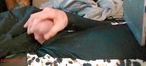 Feeling sexy today crosdressing: Cdmichelle स्पैन्डेक्स बॉडीसूट पहने हुए जैकिंग ऑफ