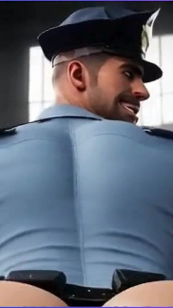 Police Officers Engage in Wild Anal Sex with Each Other Inside the Police Station! (Real narrated fantasy Hentai)
