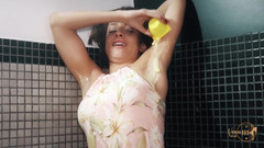 Venusss fetish: 美味的酸奶和我的腋窝是菜肴！