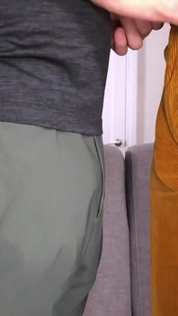 Milking My Big Stepbrother's Huge Cock with My Ass