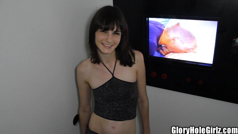 Glory Hole Girlz: Teen Tiny Tits Chloe Skyy Sucks Black Dick N More...