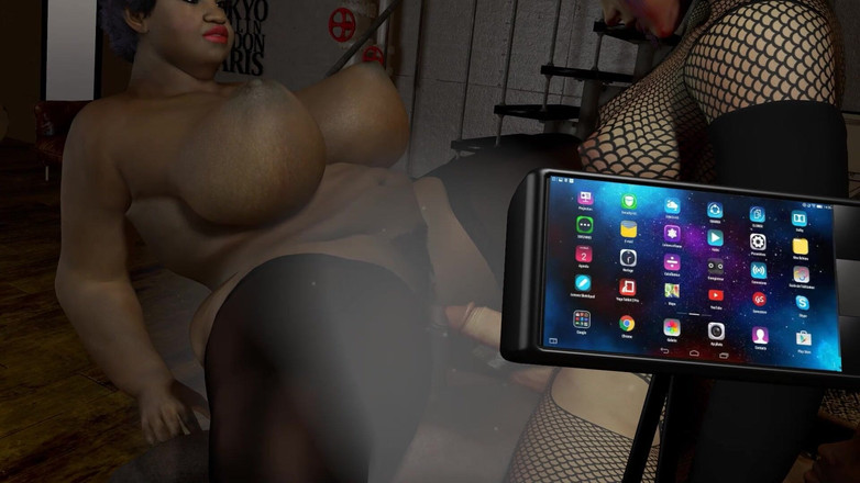 Wraith Futa: Tranny와 쓰리섬을 즐기는 Samantha와 그녀의 남친