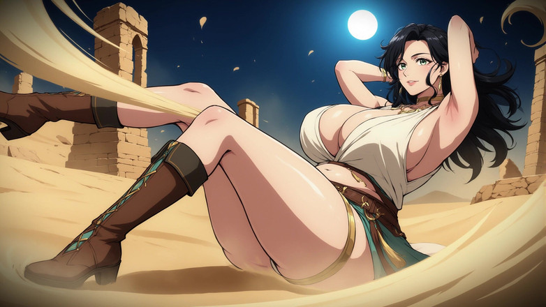 AI Porn: 사막의 아이에서 만화 여자