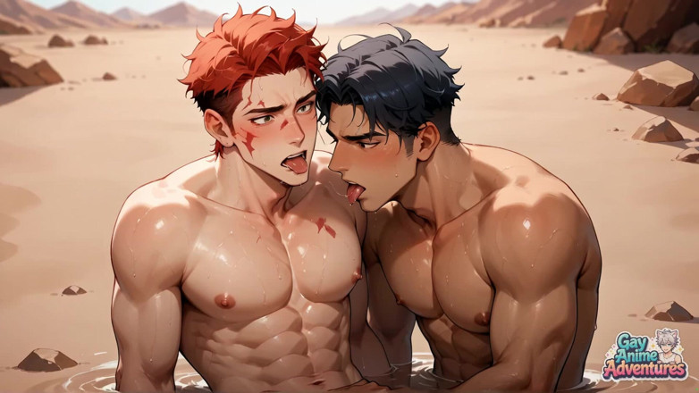 Gay Anime Adventures: Giải phóng cơn bão bắn tinh cơ bắp đồng tính trong...