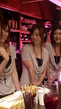 Uncensored Japan group sex with skinny teens at party