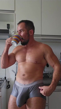 Giant Cock in Underwear
