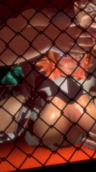 Fată anime cu călărire inversă cu futai anal dur în cușca sexuală