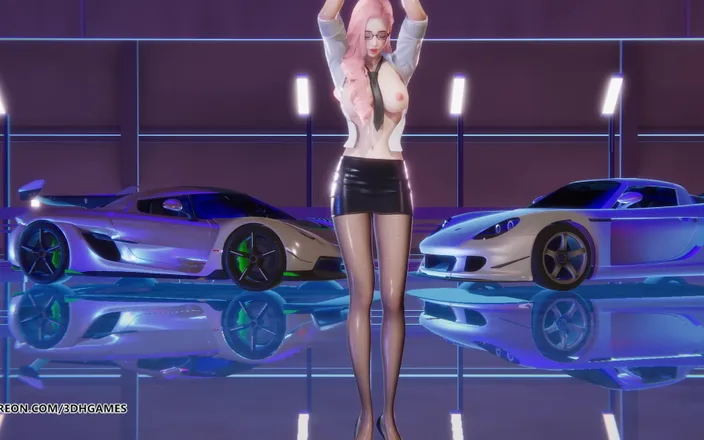 3D-Hentai Games: [mmd] Red Velvet - Sunny Side up Seraphine Sexy Striptease Dance...
