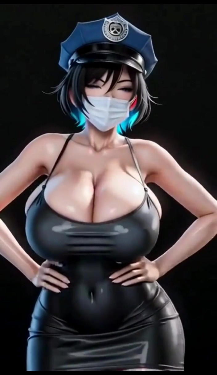 Hot girl dancing: Apenas um policial saltando no cu, ai animation