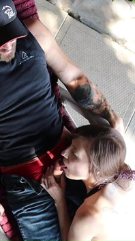 Real Couple Fucking Outside - Hot Sucking - Part 1