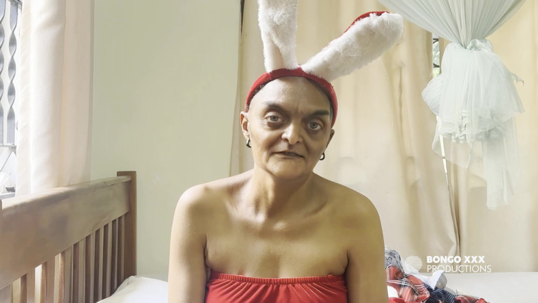 BongoXXX: Grandstepmother Wore Her Christmas Bunny Like Outfit so I Can...
