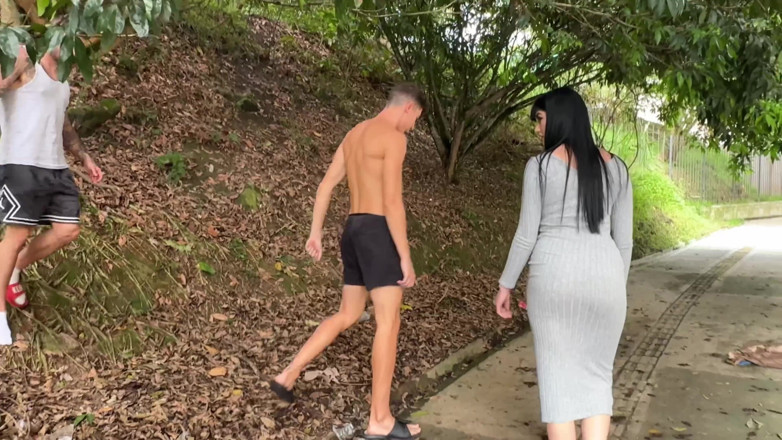 Bradybud: Huge Ass Latina Fucks Two Strangers While Her Husband Is...