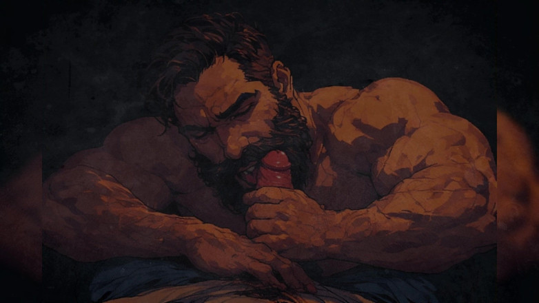 Erotic Man: Gedurfde pikken van kamergenoten te zuigen: alleen pijpbeurt fantasie-audio