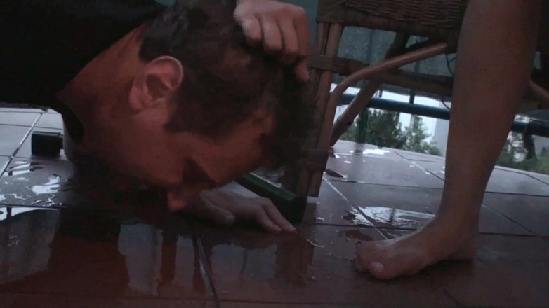 Femdom Austria: It Rained so Lick the Floor Bitch!