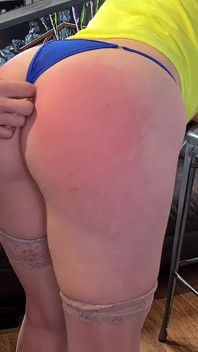 My boyfriend smashes me in deep throats and gives me big spankings