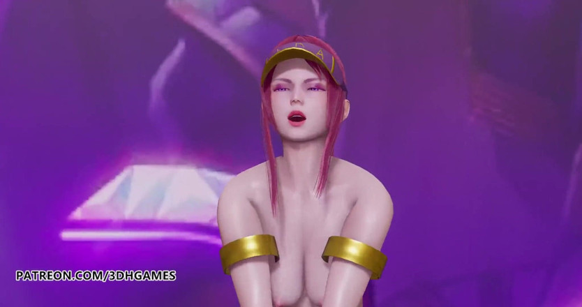 3D-Hentai Games: Black Pink - How you like that naked dance, Ahri, Akali,...