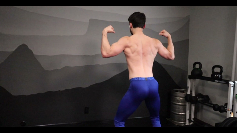 Jay Stroke: Post Workout Strip and Flex and Show off Then Get...