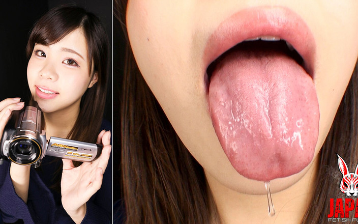 Japan Fetish Fusion: Una vera bocca giapponese in il primo piano estremo di...