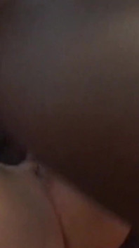 Stunning bombshell babe fucked hard from BBC on the couch