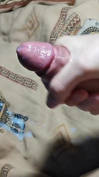 Huge Moaning Orgasm and Powerful Fountains of Sperm