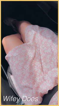 Compilation - Wifey Flashing Her Tits in the Car
