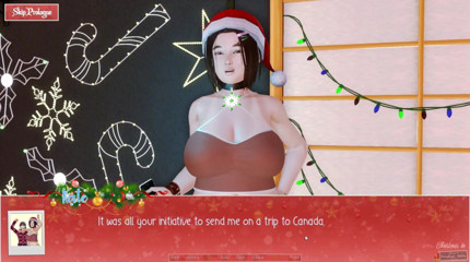 Cumming Gaming: Unlimited Christmas [xmas hentai porn play] ep.2 Christmas trip with sexy...