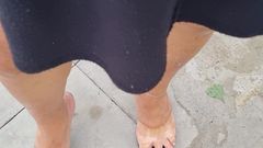 Pauline_sue: Peeing on My Feet Then Sliding My New Heels on
