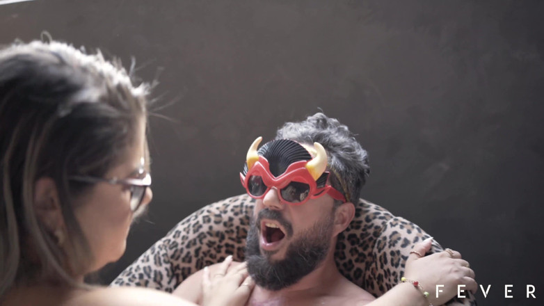 Fever Films: Old man fucks sexy teen and covers her boobs with...