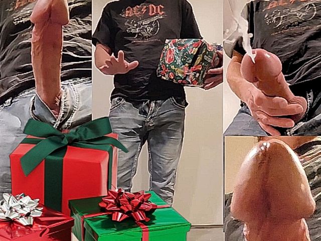 A Big Gift Causes a Big Cock and Big Cumshot (Sixxstar69 creations)