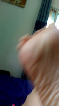 Teacher Show Her Soles to New Student on Video!
