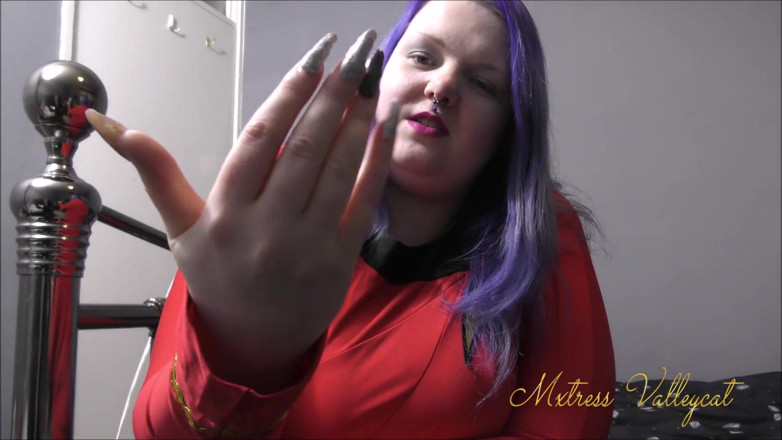 Mxtress Valleycat: Intergalactic finger fetish