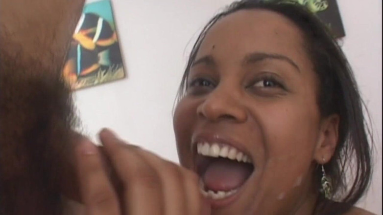 My porn family: Young Brazilian gets fucked by two guys filming her