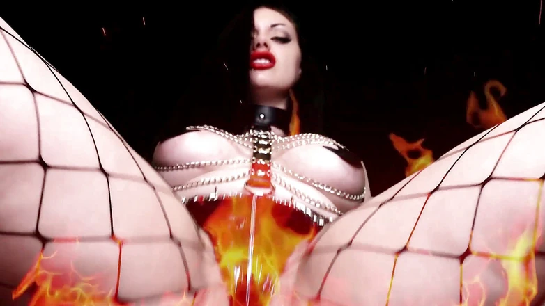 Goddess Misha Goldy: Succubus will drain you and will get every last drop...