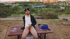 Xisco: Jerking in a park