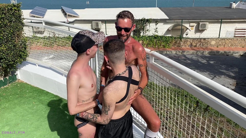 Cobalt FTM: Heet trio met Jake ftm en Oscar Hm - deel 1