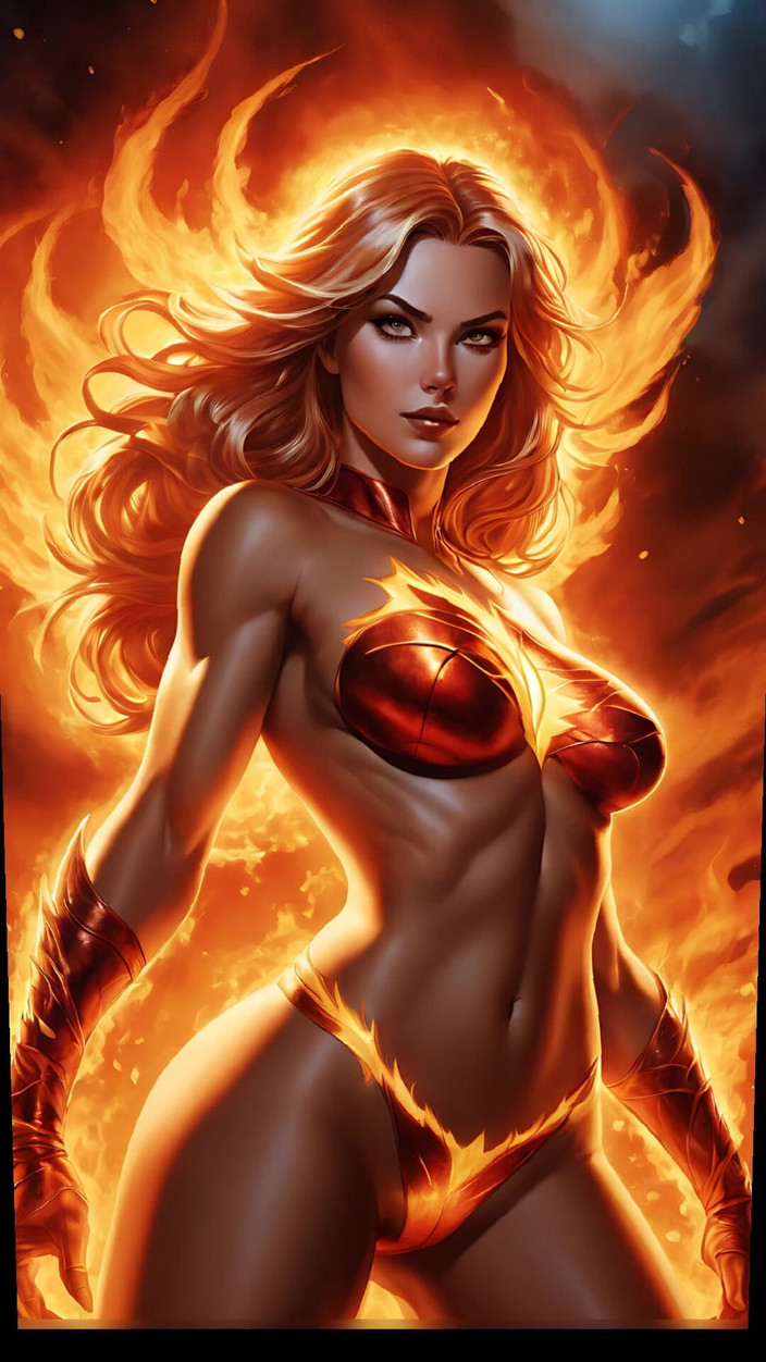 LustRender: Slideshow Api Surya Inferno Radiant Telanjang