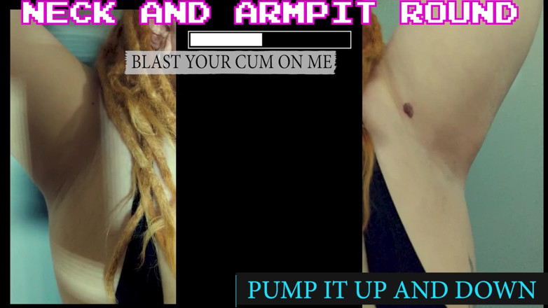 Campsissyboi: The jerk off to my neck armpits and boobies game...