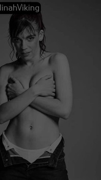B&w Topless Photoshoot