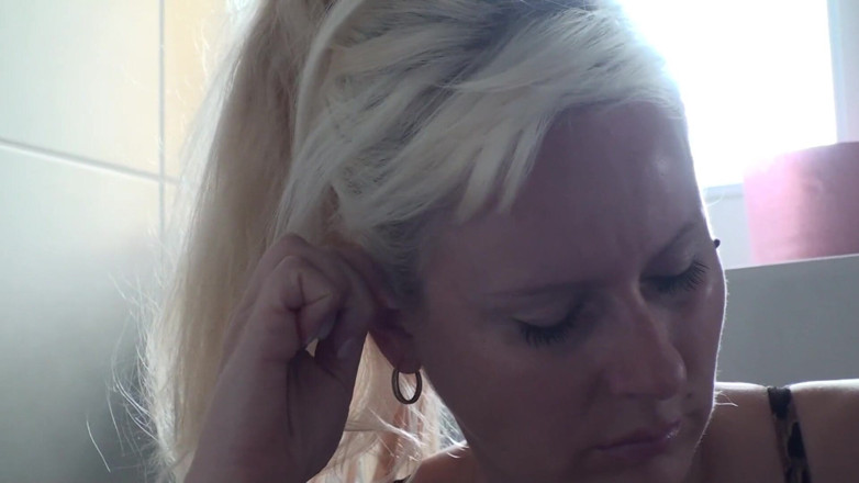 Femdom Austria: Earwax for her slave to eat