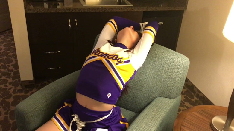 Tied_Tales: Cheerleader tryout