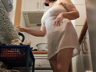 Mommy big hairy pussy: Stepmom in the Kitchen, Sexy Morning
