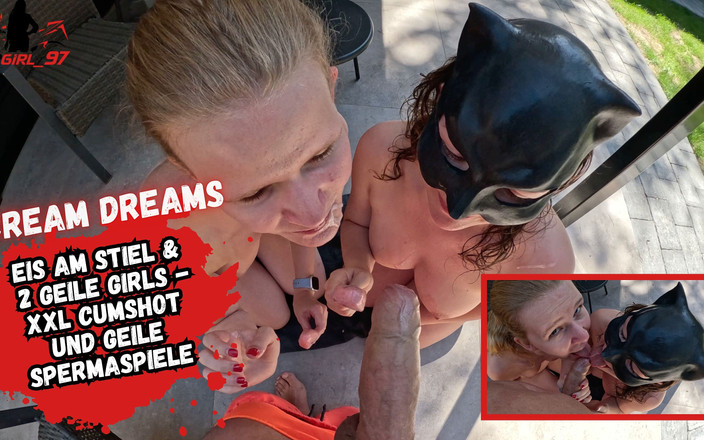 Bikergirl_97: Cream Dreams, Si jalang Jangan Hanya Jilat Krim Dari Ais